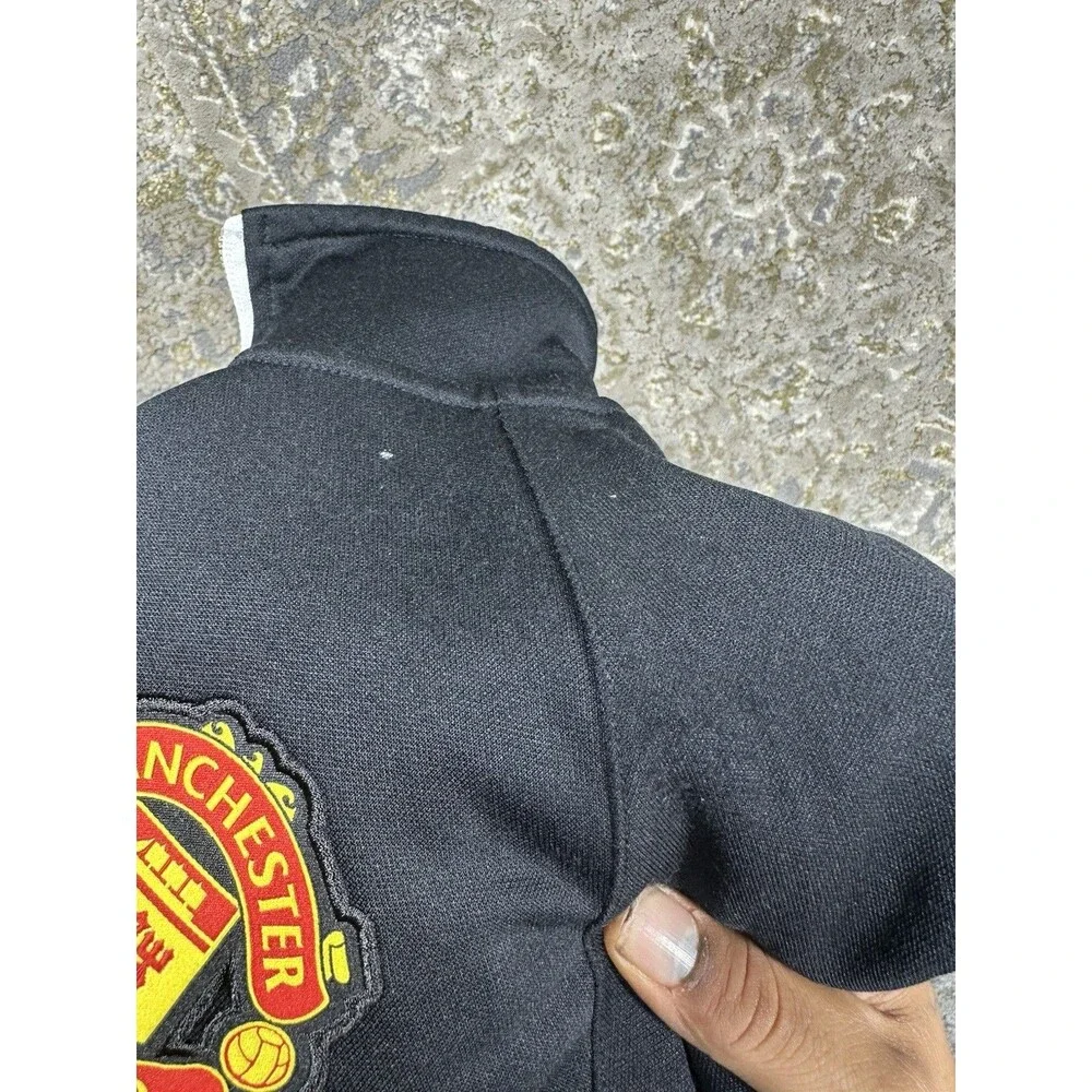 VTG Nike Manchester United 2012-13 Track Jacket Mens 2XL Black Red White